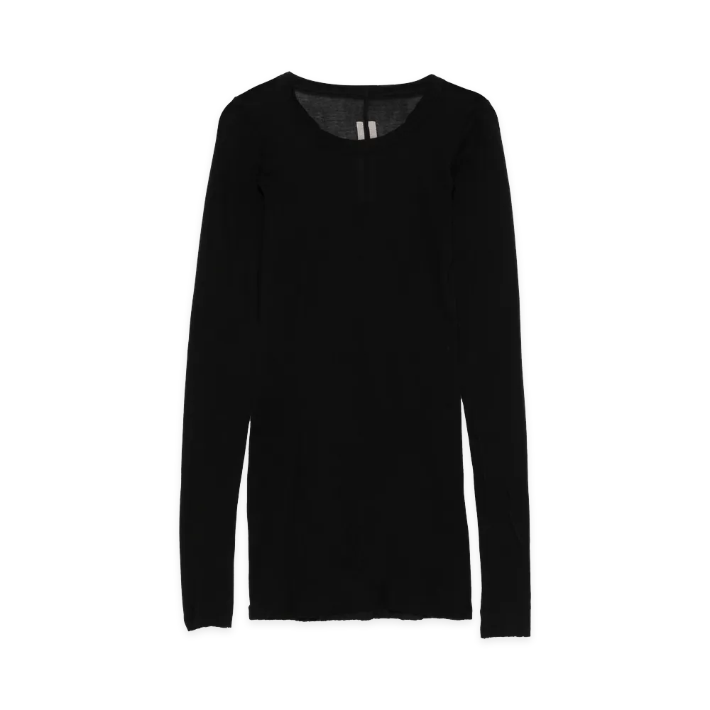 Rick Owens Women's Long Sleeve T-Shirts "Black"