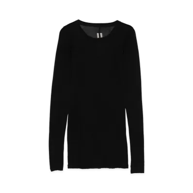 Rick Owens Women's Long Sleeve T-Shirts "Black"