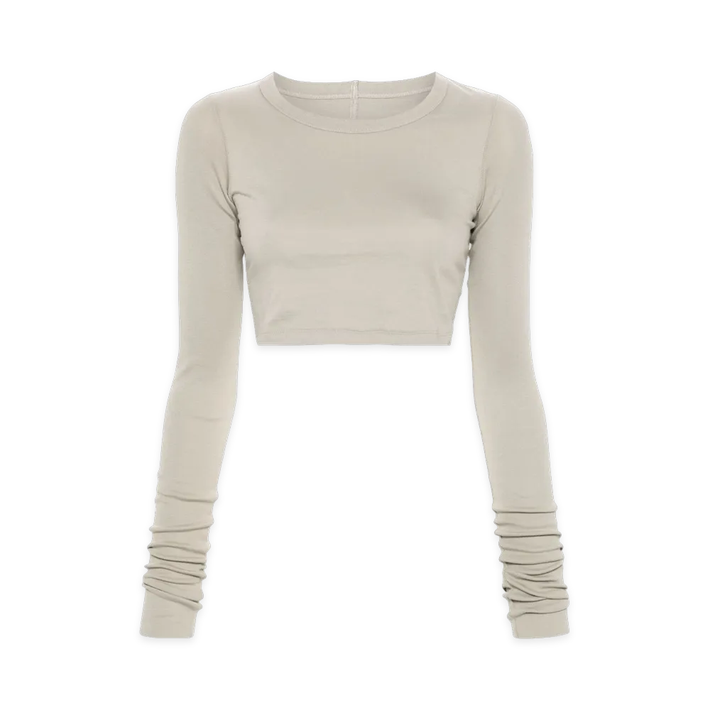 Rick Owens Women's Long Sleeve T-Shirts "Gray"
