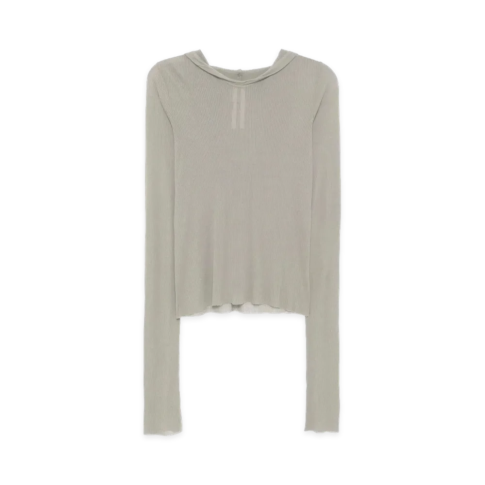 Rick Owens Women's Long Sleeve T-Shirts "Pearl"