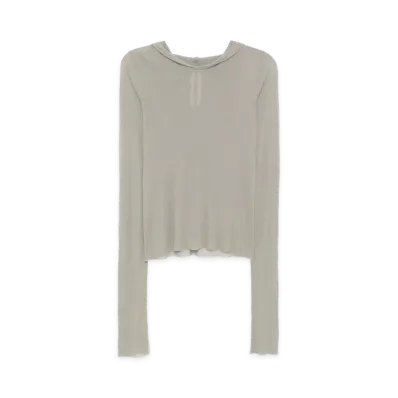 Rick Owens Women's Long Sleeve T-Shirts "Pearl"