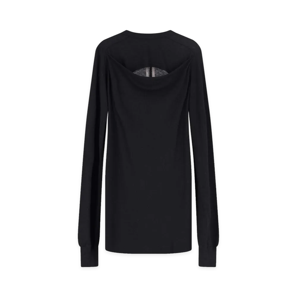 Rick Owens Women's Long Sleeve T-Shirts "Black"
