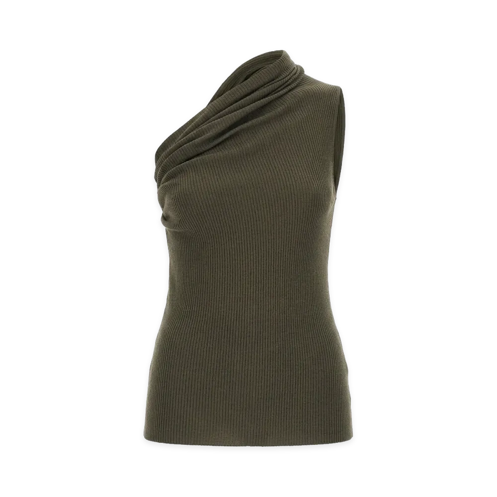 Rick Owens Women's Athena Knit Top "Green"