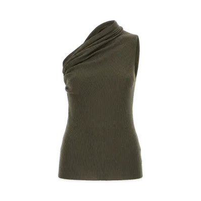 Rick Owens Women's Athena Knit Top "Green"
