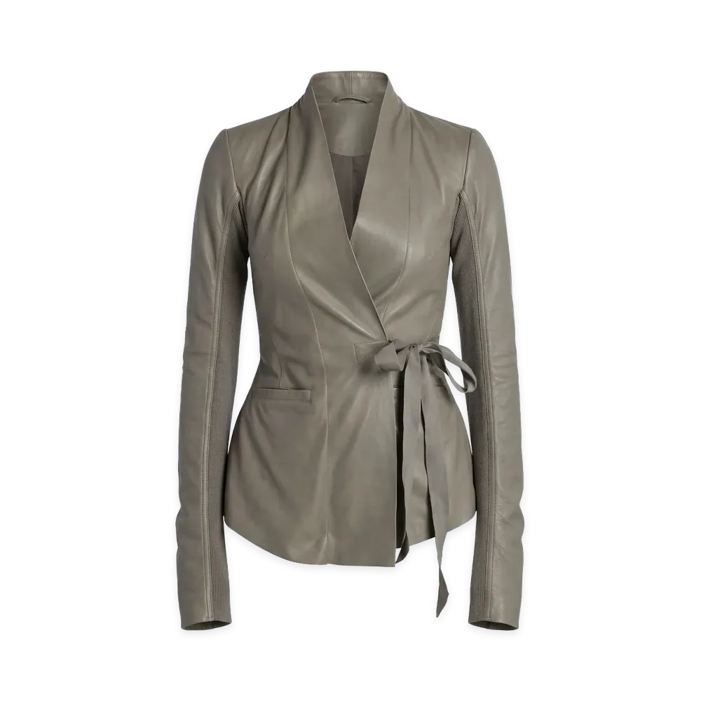 Rick Owens Women's Coats "Washed Indigo"