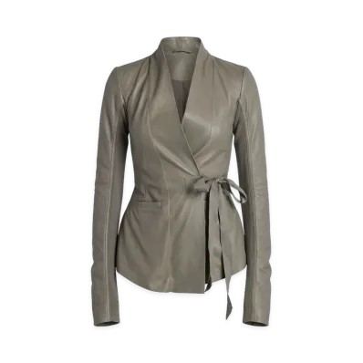 Rick Owens Women's Coats "Washed Indigo"