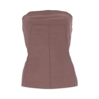 Rick Owens Women's Top Bustier In Lana "Pink"