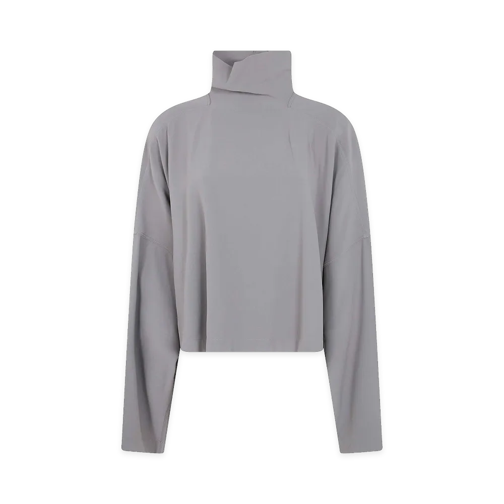 Rick Owens Women's Jumbo Tobard Cropped T-Shirt "White"