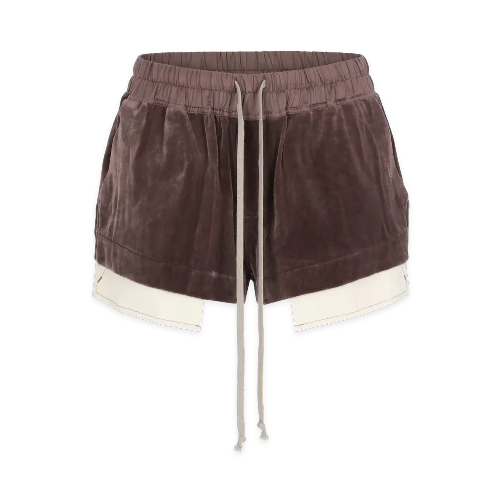Rick Owens Women's Shorts Fog Boxer "Purple"