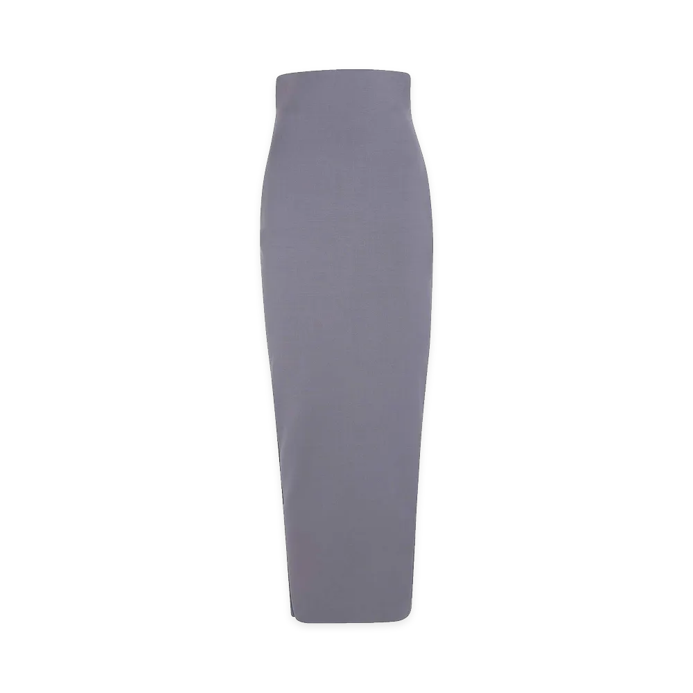 Rick Owens Women's Dirt Pillar Skirt "Gray"