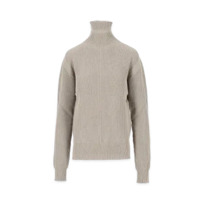 Rick Owens Women's Fisherman Sweater "White"