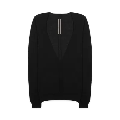 Rick Owens Women's Maglia Con Scollo A V Profondo "Black"