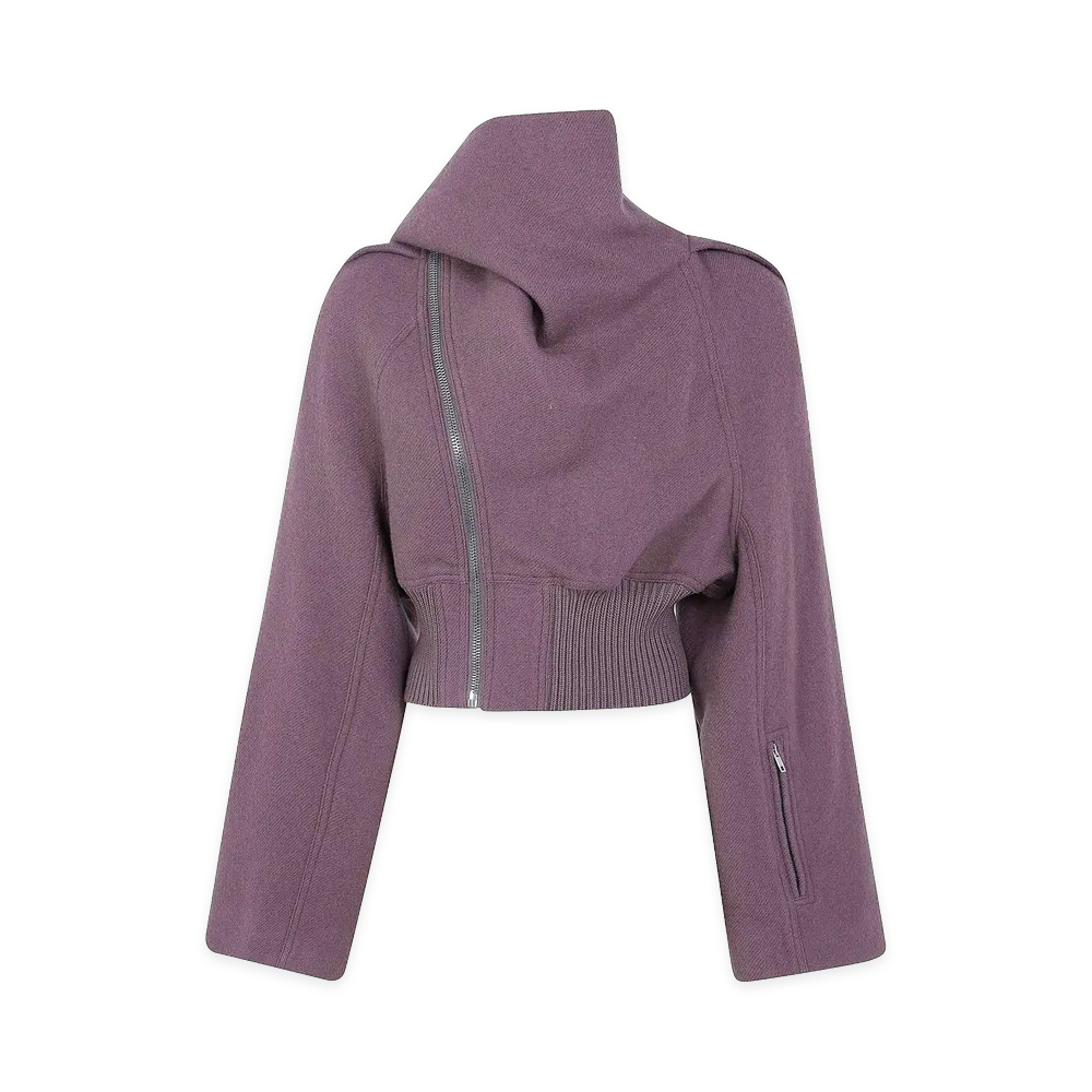 Rick Owens Women's Scarf Flight Bomber Jacket "Pink"