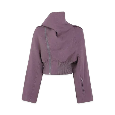 Rick Owens Women's Scarf Flight Bomber Jacket "Pink"