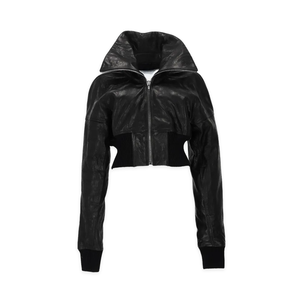 Rick Owens Women's Giacca Dracuflight Cropped "Black"