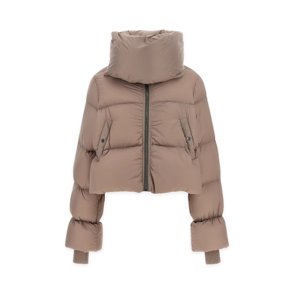 Rick Owens Women's funnel Neck Down Jacket "Rose"