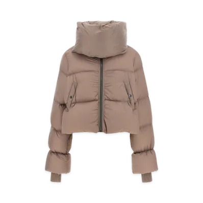Rick Owens Women's funnel Neck Down Jacket "Rose"