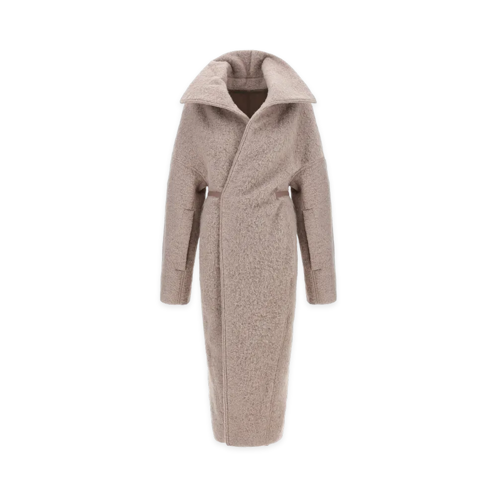 Rick Owens Women's dracucollar Belted Coat "Rose"