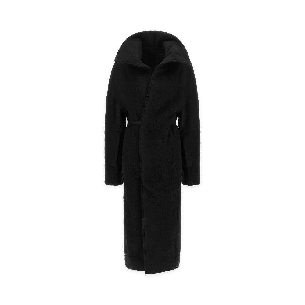 Rick Owens Women's dracucollar Belted Coat "Black"