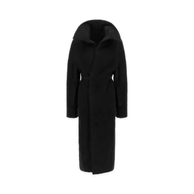 Rick Owens Women's dracucollar Belted Coat "Black"