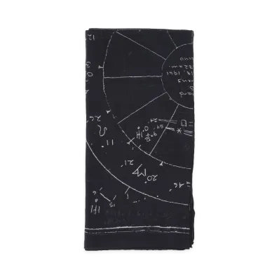 Rick Owens Scarfs "White/Black"
