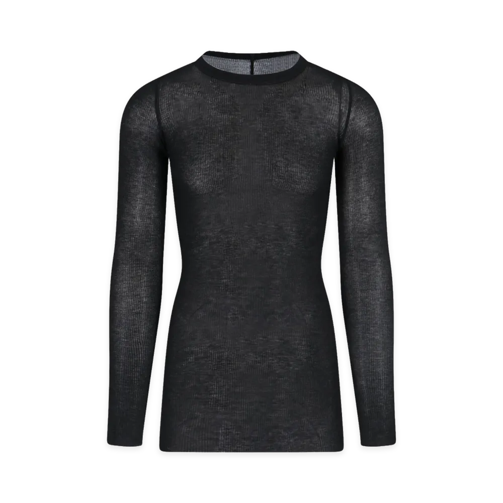 Rick Owens Long Sleeve T-Shirts "Black"