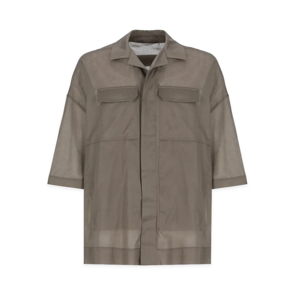 Rick Owens Shirts "Beige/Brown"