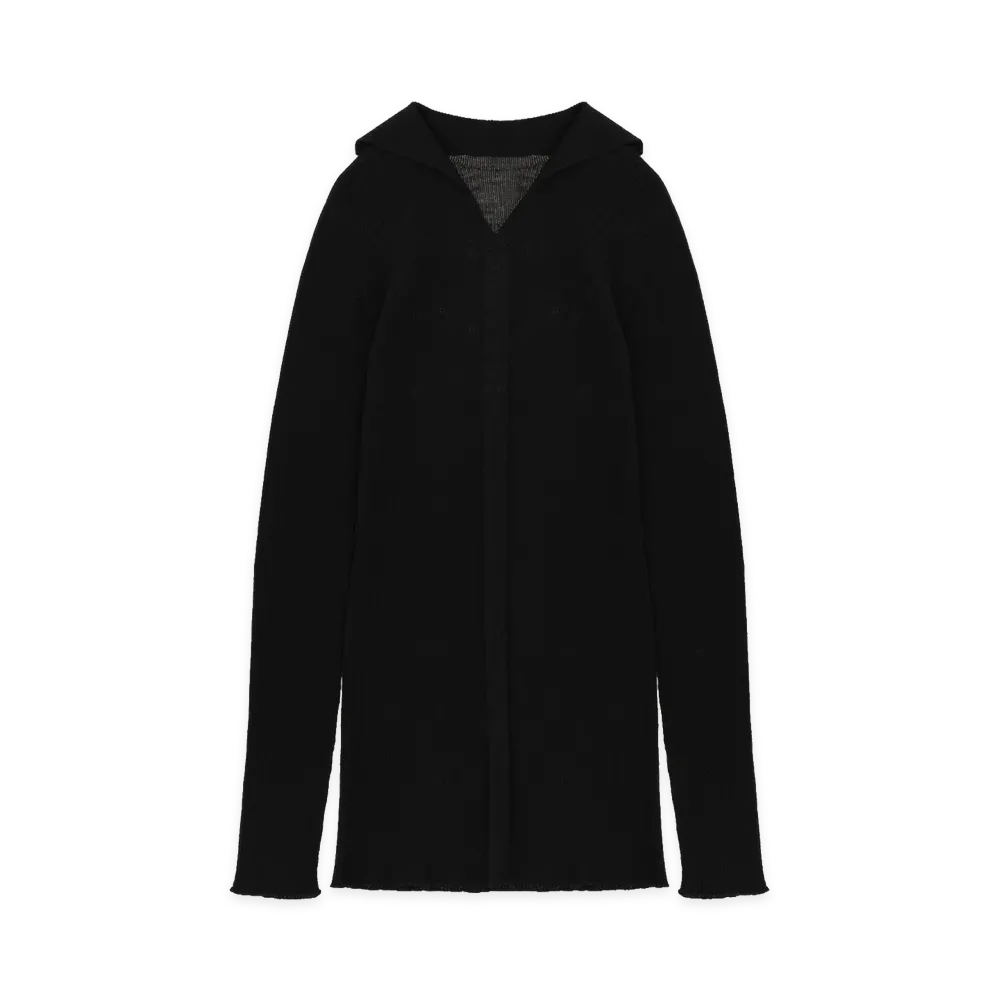 Rick Owens Ribbed Tabard Knit "Black"