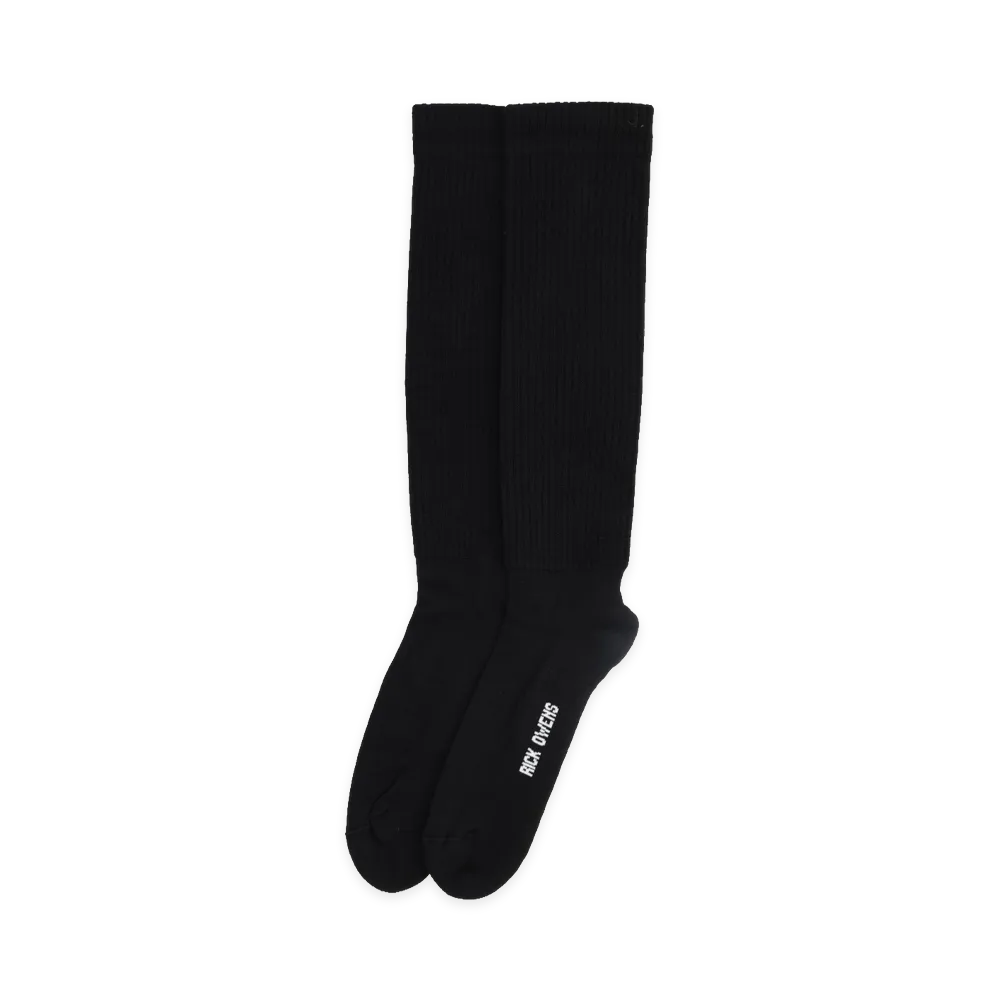 Rick Owens Calzini Con Logo "Black"