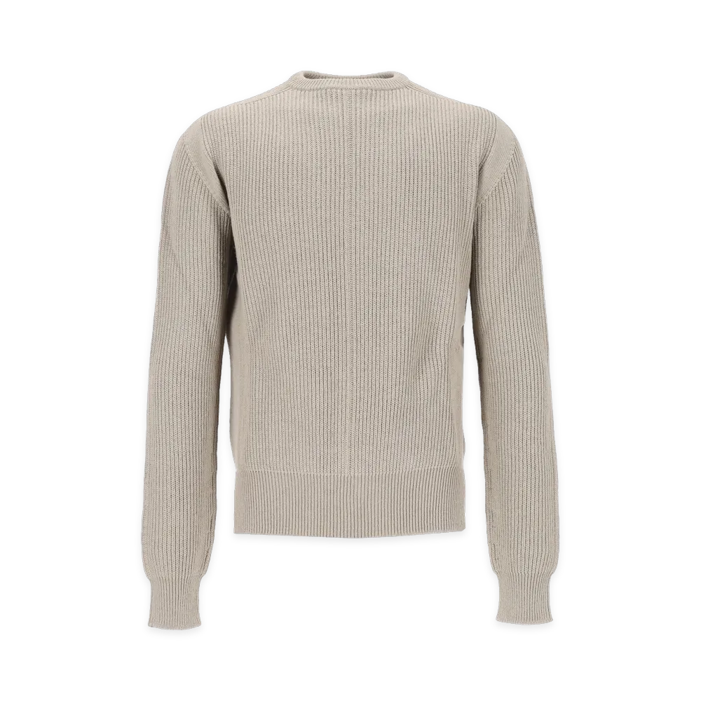 Rick Owens Fisherman Crew-Neck Sweater "Grey"