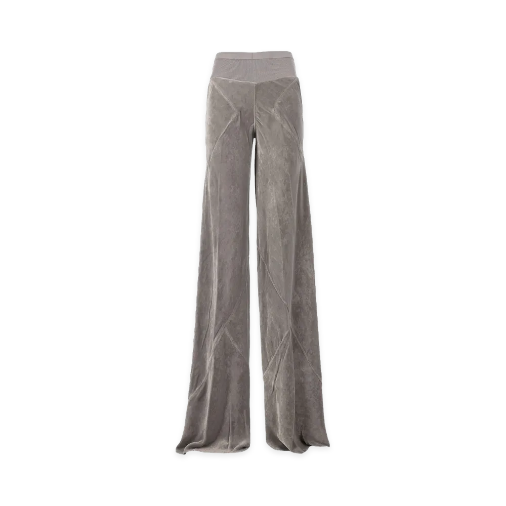 Rick Owens Women's Temple Bias Pants "Steel"