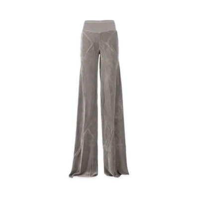 Rick Owens Women's Temple Bias Pants "Steel"