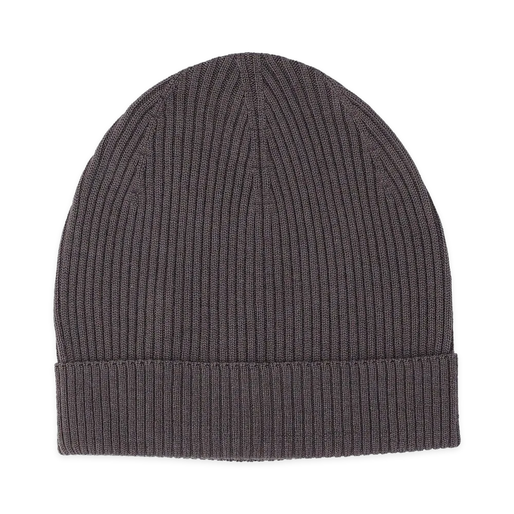 Rick Owens Ribbed Hat "Brown"