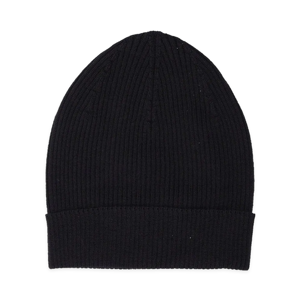 Rick Owens Ribbed Hat "Black"