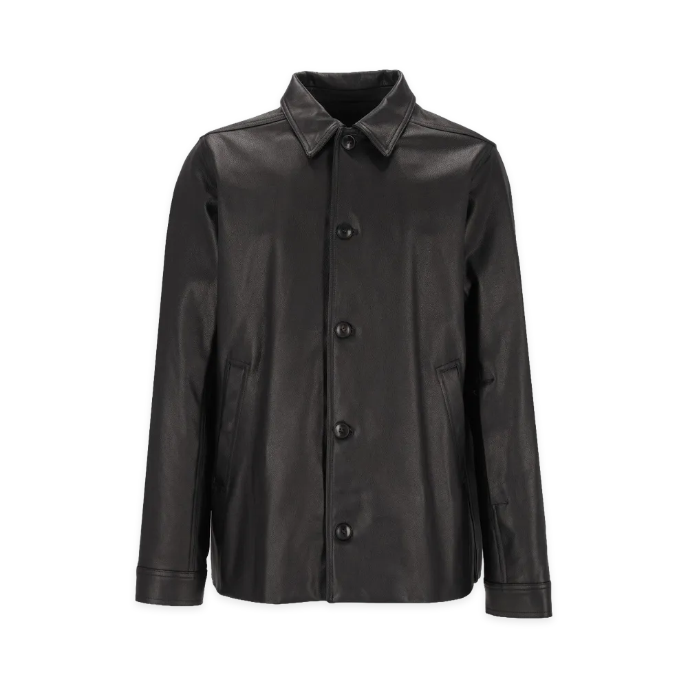 Rick Owens Brad Leather Jacket "Black"