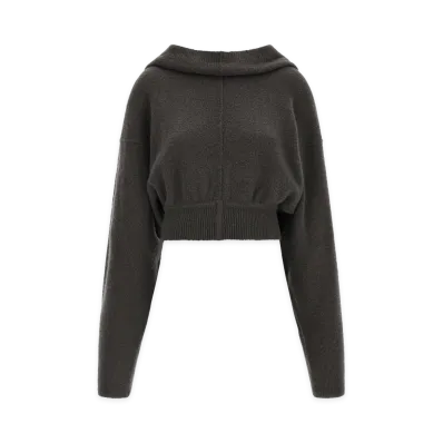 Rick Owens Women's Tower Pull Hoodie "Brown"