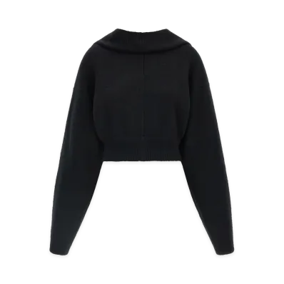Rick Owens Women's Tower Pull Hoodie "Black"