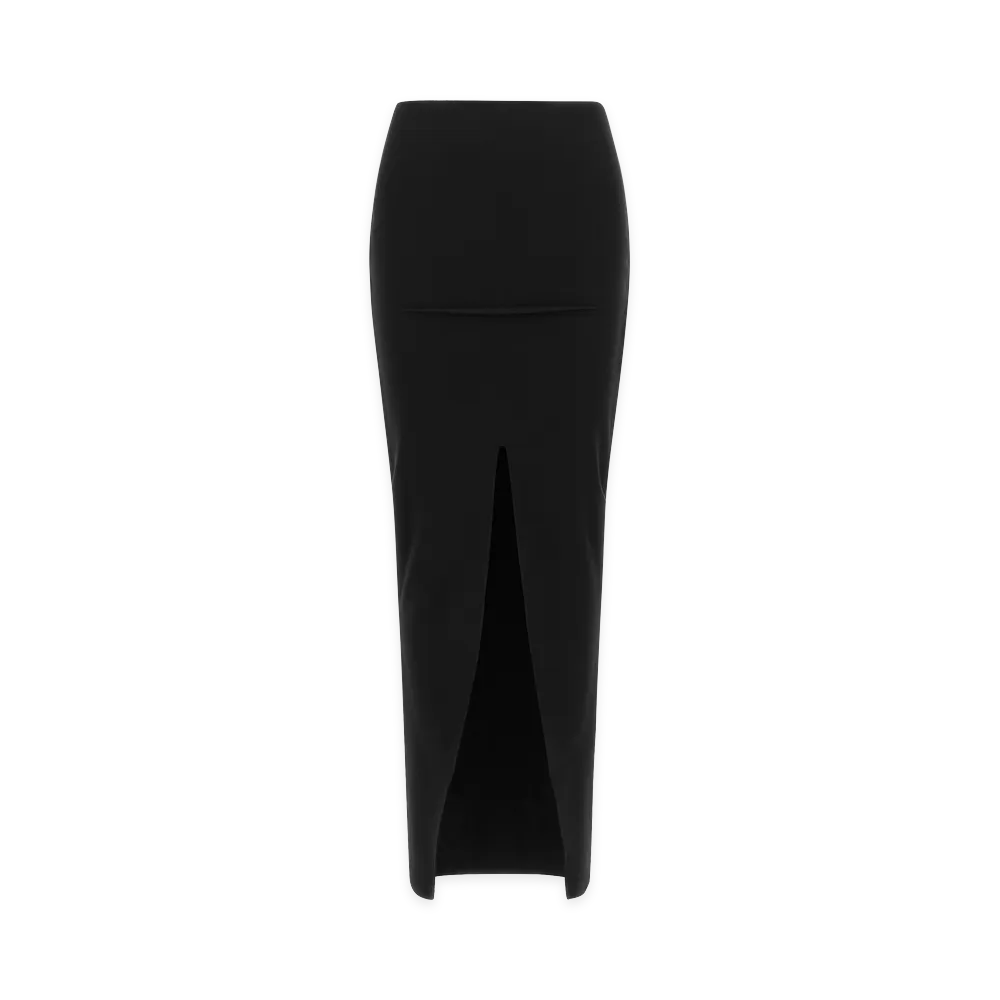Rick Owens Women's Knitted Skirt "Black"