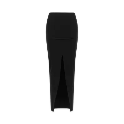 Rick Owens Women's Knitted Skirt "Black"