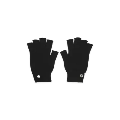 Rick Owens Women's Fingerless Gloves "Black"