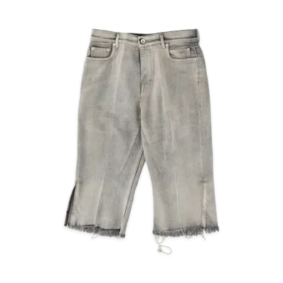 Rick Owens Jeans Bolan Cutoffs "Gray"