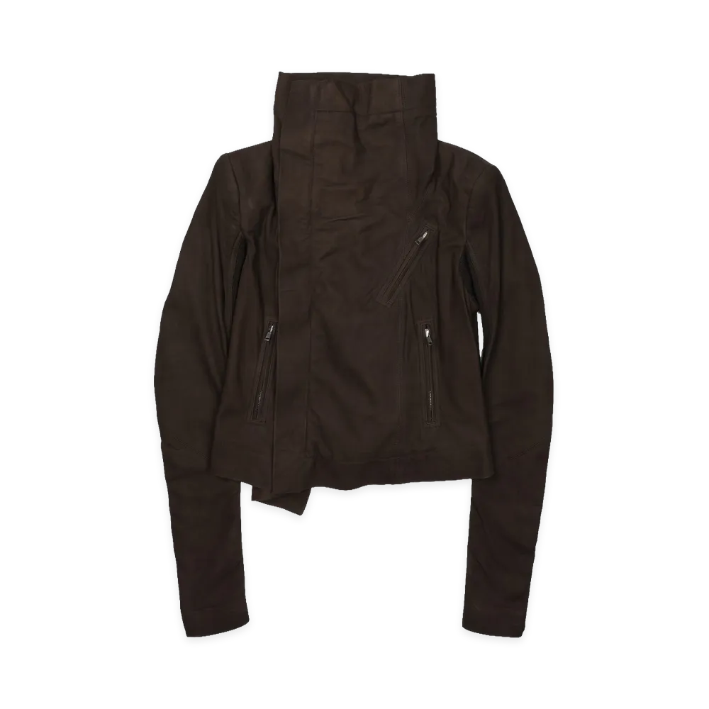 Rick Owens Women's Giacca Classic Biker "Brown"