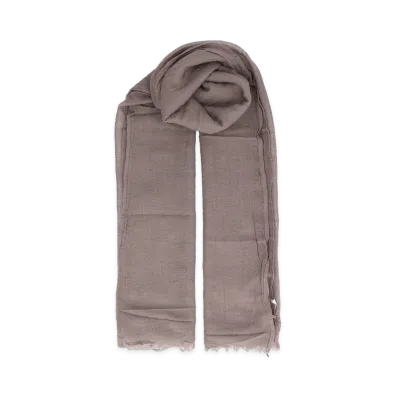 Rick Owens Wool and Cashmere Scarf "Beige"