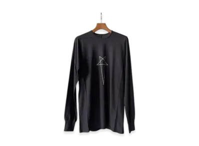 Rick Owens DRKSHDW Long Sleeve T-Shirt RNEP3 "Black/Pearl"