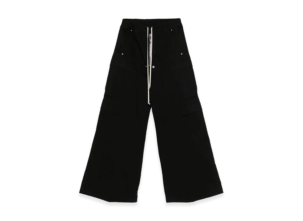 Rick Owens DRKSHDW Double Cargo Jumbo Belas Trousers "Black"