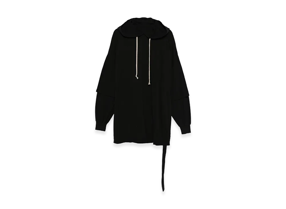 Rick Owens DRKSHDW Knit Sweatshirt Tommy Hustler Hoodie "Black"