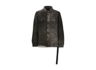 Rick Owens DRKSHDW Black Denim Shirt "Beige"