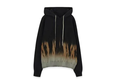 Rick Owens DRKSHDW Cotton Hoodie Sun Flame "Black"