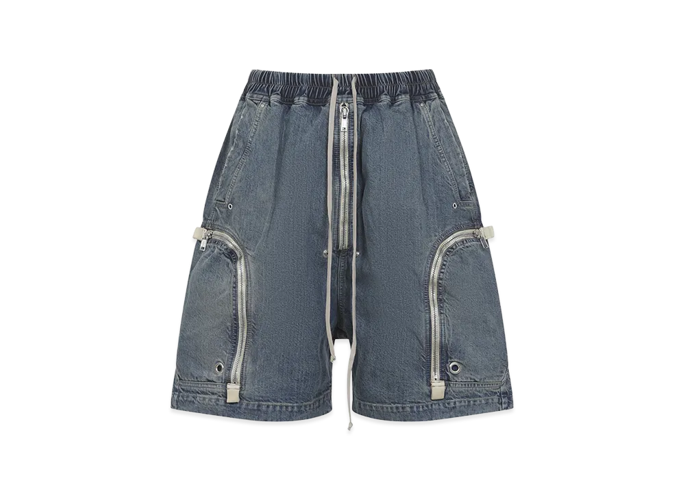 Rick Owens DRKSHDW 'bauhaus Pod' Bermuda Shorts "Blue"