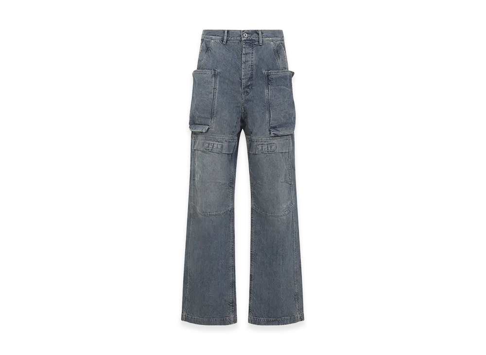 Rick Owens DRKSHDW Stefan Cargo Pants "Blue"